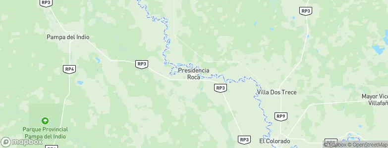 Presidencia Roca, Argentina Map