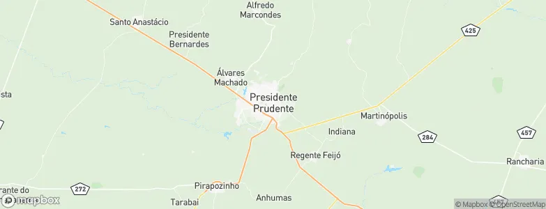 Presidente Prudente, Brazil Map