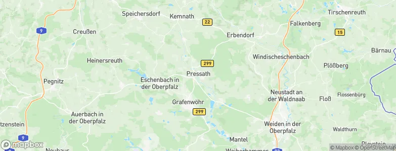Pressath, Germany Map