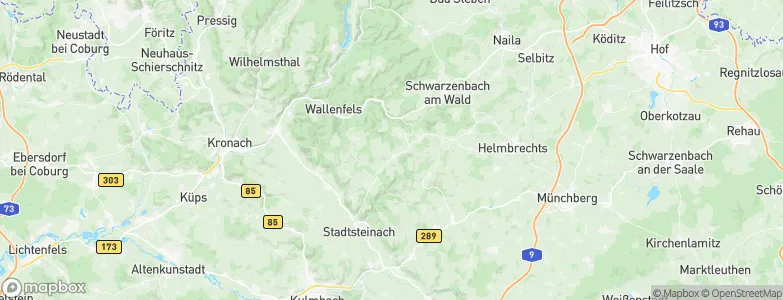 Presseck, Germany Map