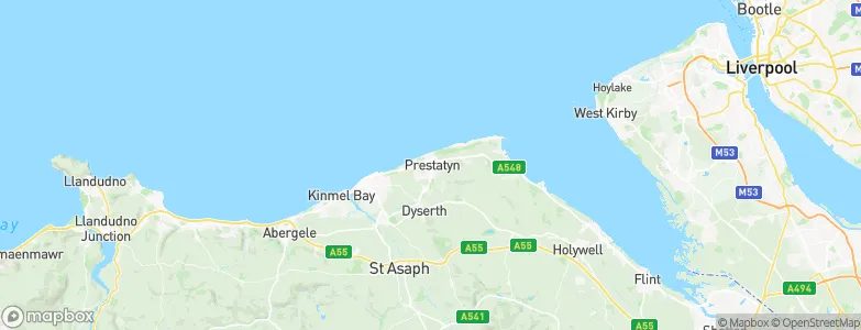 Prestatyn, United Kingdom Map