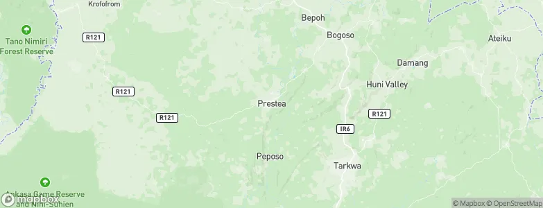 Prestea, Ghana Map