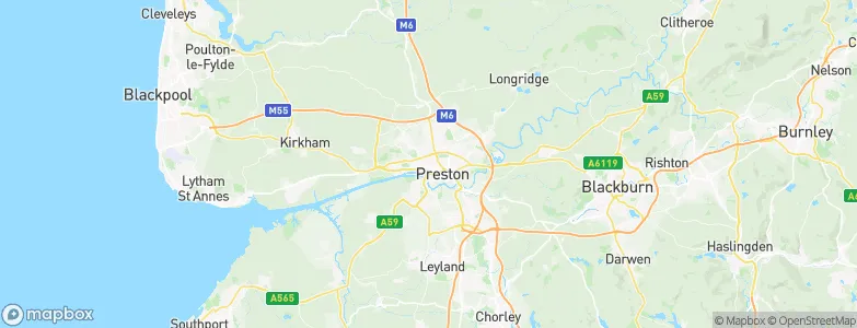 Preston, United Kingdom Map