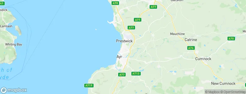 Prestwick, United Kingdom Map