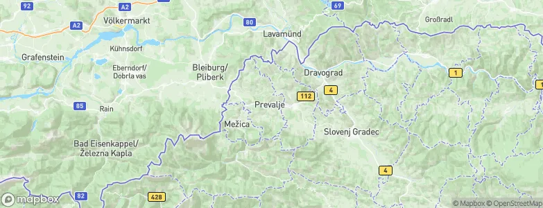 Prevalje, Slovenia Map