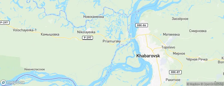 Priamurskiy, Russia Map