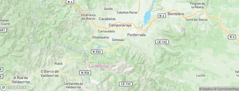 Priaranza del Bierzo, Spain Map