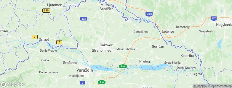 Pribislavec, Croatia Map
