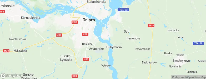 Pridneprovsk, Ukraine Map
