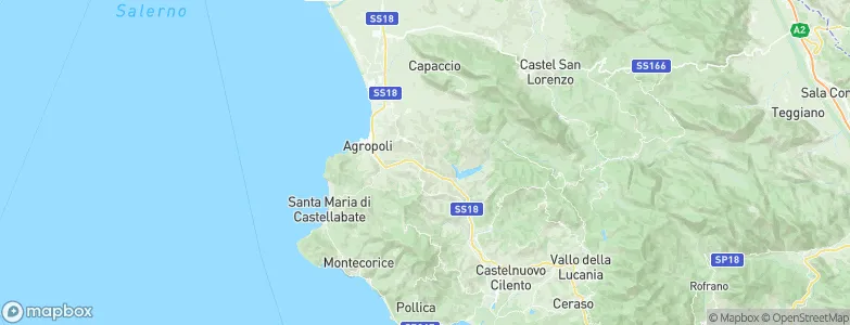 Prignano Cilento, Italy Map