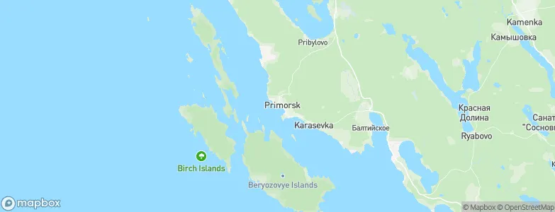 Primorsk, Russia Map