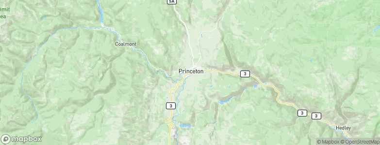 Princeton, Canada Map