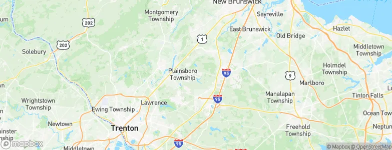 Princeton Meadows, United States Map