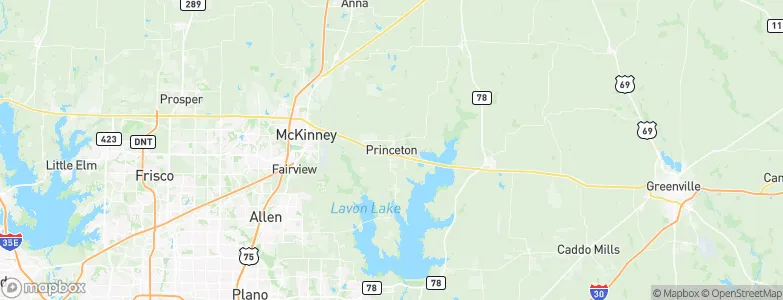 Princeton, United States Map