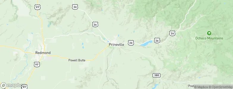 Prineville, United States Map