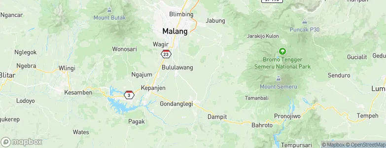 Pringu, Indonesia Map
