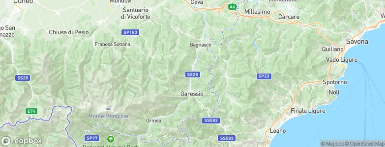 Priola, Italy Map