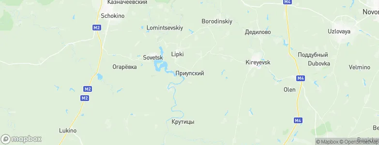 Priupskiy, Russia Map