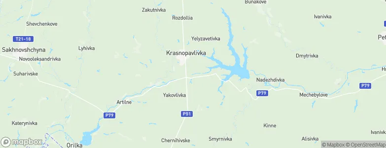 Privol’ye, Ukraine Map