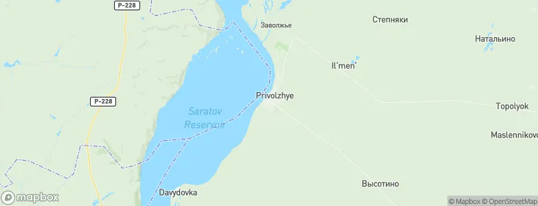 Privolzh'ye, Russia Map