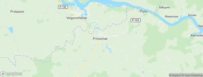 Privolzhsk, Russia Map