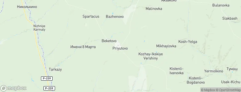 Priyutovo, Russia Map