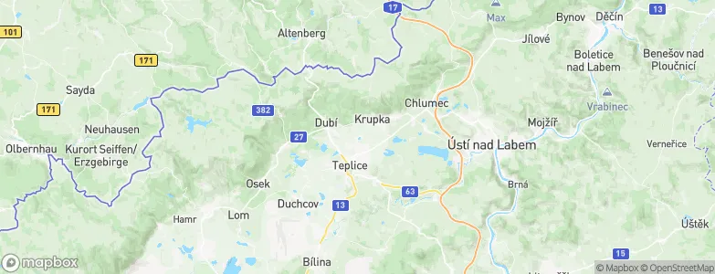 Proboštov, Czechia Map