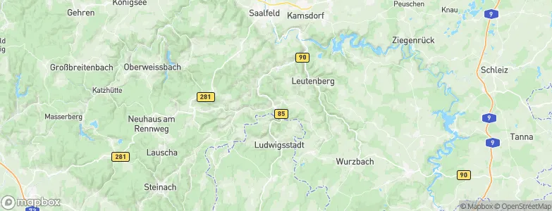 Probstzella, Germany Map