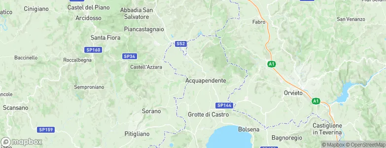 Proceno, Italy Map