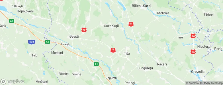 Produleşti, Romania Map