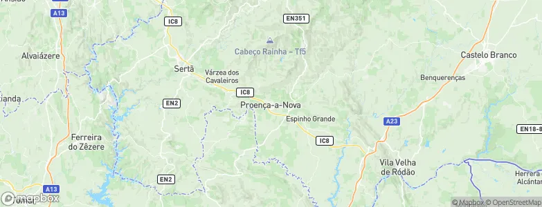 Proença-a-Nova, Portugal Map
