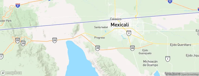 Progreso, Mexico Map