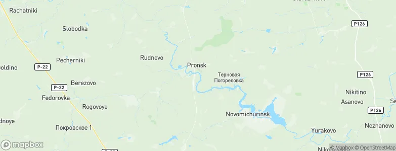 Pronsk, Russia Map