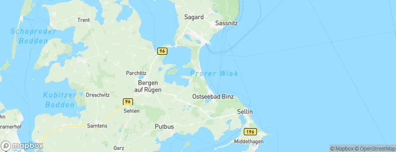 Prora, Germany Map