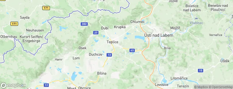 Prosetice, Czechia Map