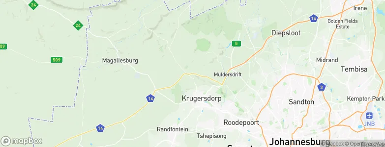 Protea Ridge, South Africa Map