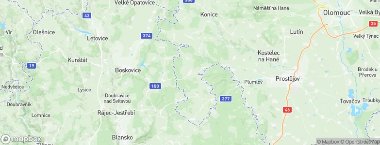 Protivanov, Czechia Map