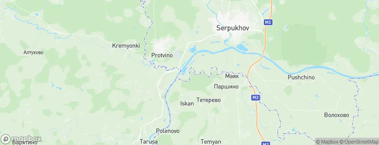 Protva, Russia Map
