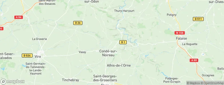 Proussy, France Map