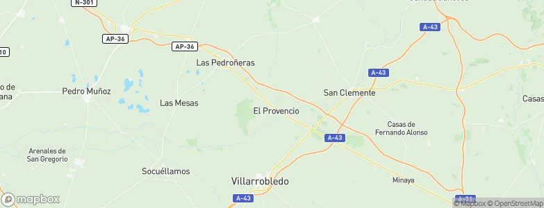 Provencio, El, Spain Map