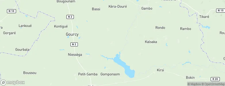 Province du Zondoma, Burkina Faso Map