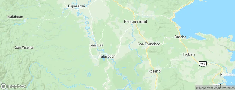 Province of Agusan del Sur, Philippines Map