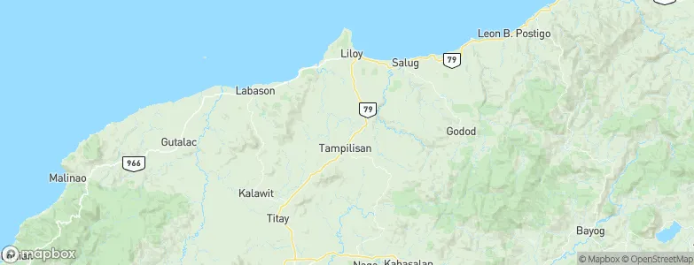 Province of Zamboanga del Norte, Philippines Map