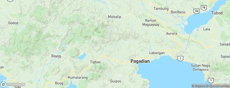 Province of Zamboanga del Sur, Philippines Map