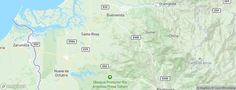 Provincia de El Oro, Ecuador Map