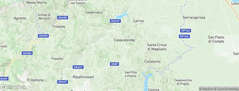 Provvidenti, Italy Map
