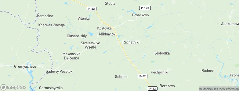Prudskiye Vyselki, Russia Map