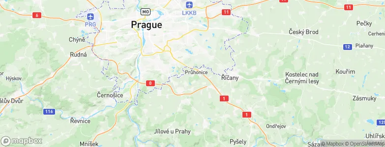 Průhonice, Czechia Map