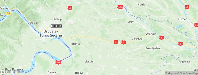 Prunişor, Romania Map