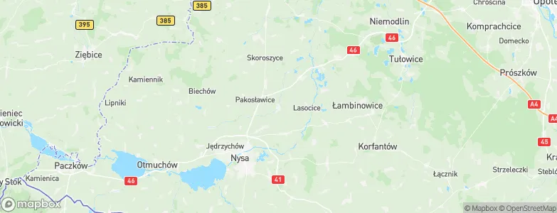 Prusinowice, Poland Map